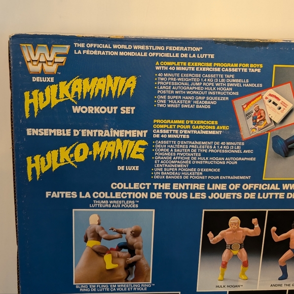 Vtg 1985 WWF Hulk Hogan's Hulkamania Deluxe Workout Set Brand New/Sealed. LJN - Picture 8 of 17